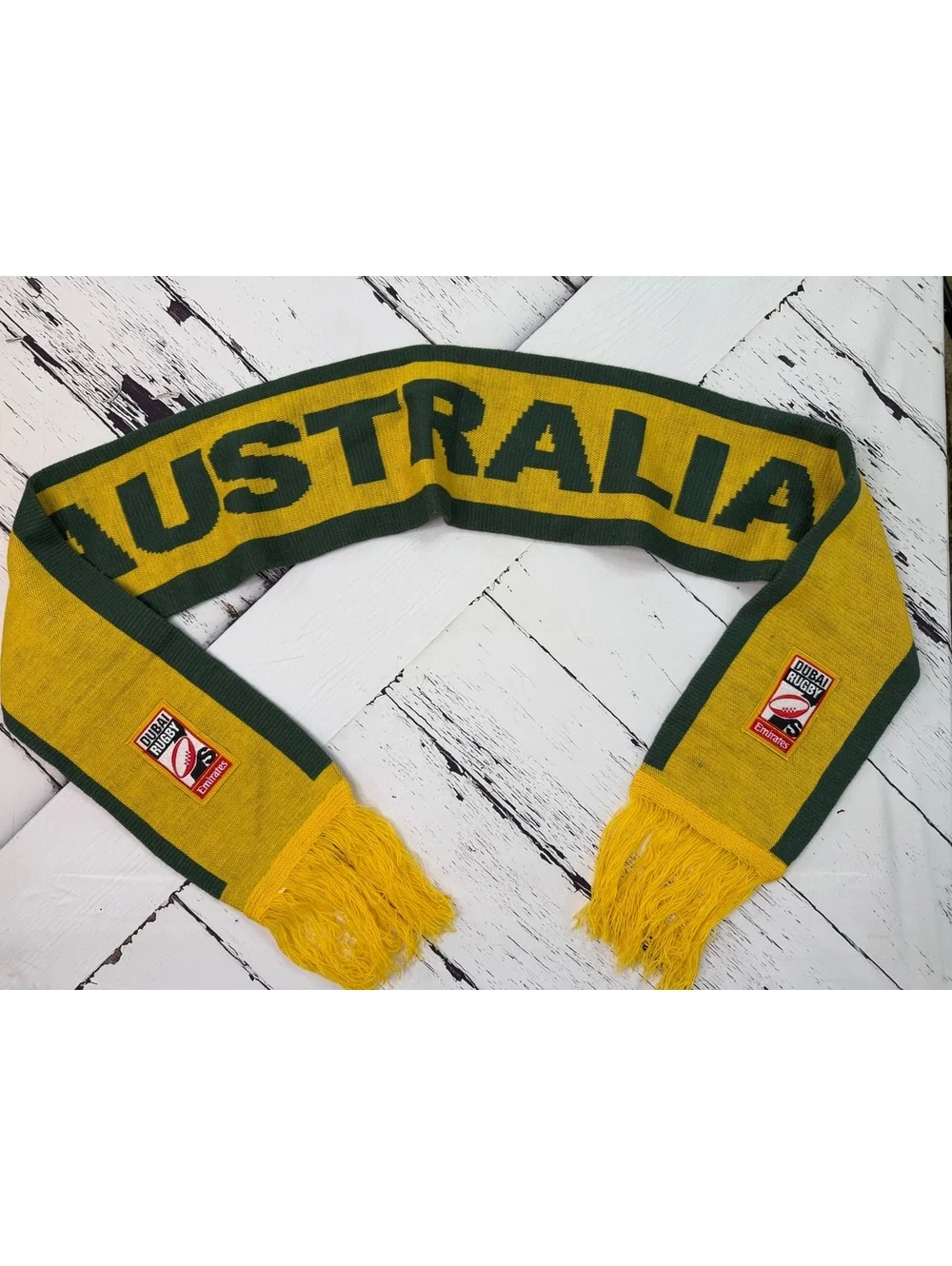 Gameday Chic Australia Rugby Supporter Scarf | Dubai Sevens Collectible One Size